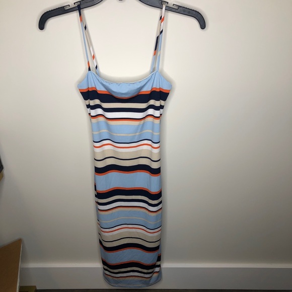 NWOT Forever 21 Striped Bodycon Dress - Picture 2 of 4